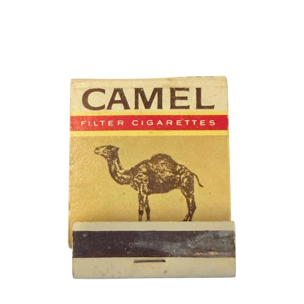 Vintage Camel Filter Cigarettes Matchbook Collectible Tobacciana Joe Camel Logo
